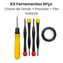Jogo Chaves De Fenda Relojoeiro Reparo Oculos Eletrica Kit 6pçs Jogo Chaves De Fenda Relojoeiro Reparo Oculos Eletrica Kit 6pçs