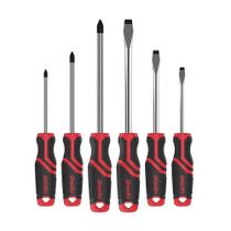 Jogo Chaves Fenda E Phillips Cromo Vanádio 6 Peças Onsite