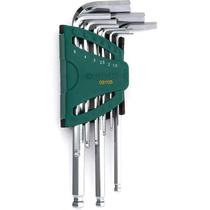 Jogo Chaves Hexagonais Abauladas Longas 9 peças St09105asj Sata