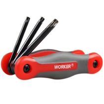 Jogo Chaves Hexagonais Allen 1,5mm a 8mm Worker TP Canivete