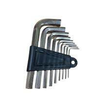 Jogo Chaves Hexagonais Allen 9 Peças Prateado