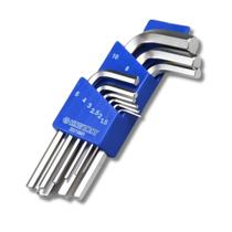 Jogo Chaves L Hexagonal Com 9 Peças King Tony ( 1,5mm a 10mm) Promo