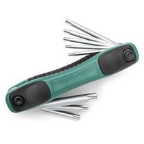 Jogo chaves torx tipo canivete com 8 peças - sata st09123sj
