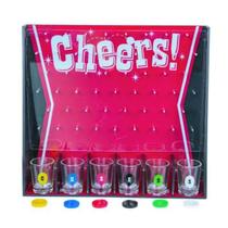 Jogo Cheers Vertical Drinking game Shot com 6 Copos Jogo Cheers Vertical Drinking game Shot com 6 Copos