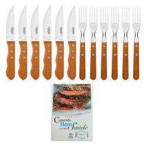 Jogo Churrasco 12 Peças Dynamic Inox com Livro culinário Jogo Churrasco 12 Peças Dynamic Inox com Livro culinário