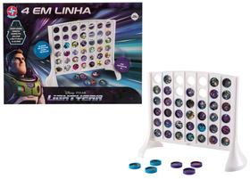 Jogo Clássico 4 Em Linha Estrela - Edição Buzz Lightyear - Disney Pixar - Toy Story - Brinquedos Estrela - 7085