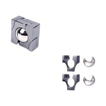 Jogo Clássico De Quebra-Cabeça De Metal IQ Brinquedo Labirinto Desafiador Para Crianças E Adultos