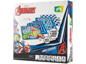 Jogo Clássico Marvel Avengers Tabuleiro Copag