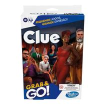Jogo clue grab and go - hasbro f8251