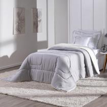 Jogo Coberdrom Soft 03 Peças Solteiro 400 Fios - Cinza Jogo Coberdrom Soft 03 Peças Solteiro 400 Fios - Cinza