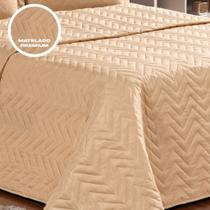 Jogo Cobre Leito IMPERIUM 100% Poliéster Matelado Liso - Casal ou Queen - 3 Peças