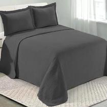 Jogo Cobre Leito Milano Queen Grafite Jogo Cobre Leito Milano Queen Grafite