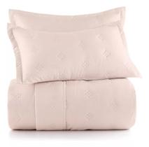 Jogo Colcha King 3 Pçs Toque Macio Acetinado Altenburg Cor Estampado Rosa Lille Jogo Colcha King 3 Pçs Toque Macio Acetinado Altenburg Cor Estampado Rosa Lille