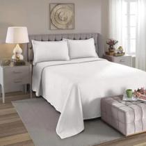 Jogo colcha piquet queen 3pcs 100% algodao l.2,40x2,50m