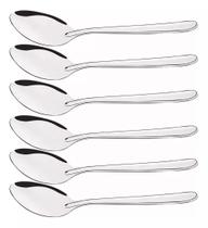 Jogo Colher De Inox Mesa Cozinha Talheres 24 Pçs Restaurante