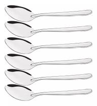 Jogo Colher De Mesa Cozinha Talheres Inox 24 Pçs Restaurante