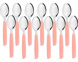 Jogo Colher De Mesa Talher Sopa Cozinha Fratelli Cores 12pçs
