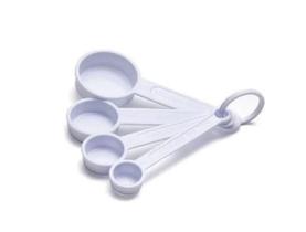 Jogo Colher Medidora Com 4 Peças Solrac Branco Jogo Colher Medidora Com 4 Peças Solrac Branco