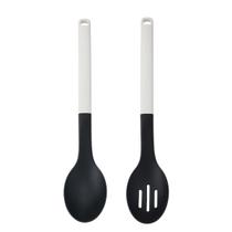 Jogo Colher Perfurada e Sólida Multiuso Branco KitchenAid Jogo Colher Perfurada e Sólida Multiuso Branco KitchenAid