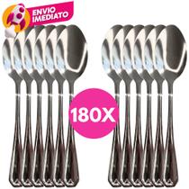 Jogo Colher Sopa de Mesa Aço Inox Premium Talher Cozinha Restaurante Bar Buffet Multifuncional Jogo Colher Sopa de Mesa Aço Inox Premium Talher Cozinha Restaurante Bar Buffet Multifuncional