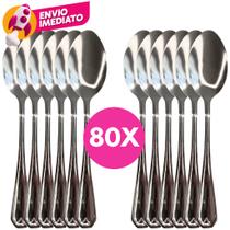 Jogo Colher Sopa de Mesa Aço Inox Premium Talher Cozinha Restaurante Bar Buffet Multifuncional Jogo Colher Sopa de Mesa Aço Inox Premium Talher Cozinha Restaurante Bar Buffet Multifuncional