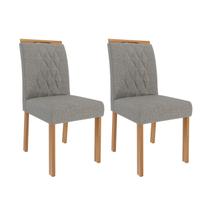 Jogo com 02 Cadeiras Juliana Wood Ii