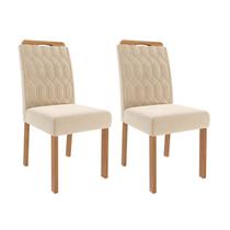 Jogo com 02 Cadeiras Paola Wood Ii