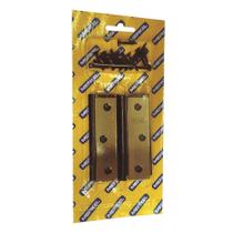 Jogo Com 03un Dobradiça Porta Merkel Encartelada 101 Flo 3.1/2