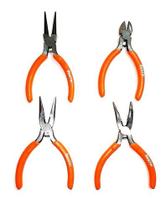 Jogo Com 04 Mini Alicates Bijuterias - Ferramentas Com Molas