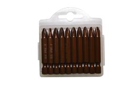 Jogo com 10 bits cabeça simples 50mm - 0620020 - Crownman Jogo com 10 bits cabeça simples 50mm - 0620020 - Crownman