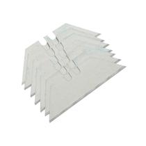 Jogo com 10 lâminas para estilete 33x61x19mm - 0201001 - Crownman