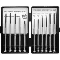 Jogo Com 11 Chaves De Precisão Philips Fenda