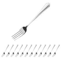 Jogo com 12 Garfo de Mesa Aço Inox Premium Alto Brilho