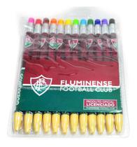 Jogo Com 12 Lapiseiras De Cor - Fluminense Jogo Com 12 Lapiseiras De Cor - Fluminense