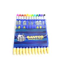 Jogo Com 12 Lapiseiras De Cor - Santos