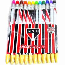 Jogo Com 12 Lapiseiras De Cor - São Paulo Spfc Jogo Com 12 Lapiseiras De Cor - São Paulo Spfc