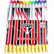 Jogo Com 12 Lapiseiras De Cor - São Paulo Spfc Jogo Com 12 Lapiseiras De Cor - São Paulo Spfc