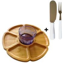 Jogo Com 14 Peças - 1 Tábua Para Queijos Patês Frios Caponatas. Jogo Com 14 Peças - 1 Tábua Para Queijos Patês Frios Caponatas.