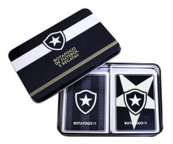 Jogo Com 2 Baralhos Dentro Da Lata - Botafogo