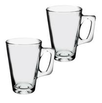 JOGO Com 2 CANECAS VELA Em Vidro 250 ml 11,2x10,4 cm