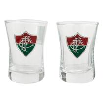 Jogo Com 2 Copos De Vidro Para Shot Fluminense 50ml