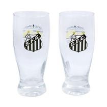Jogo Com 2 Copos de Vidro Santos Lager 350ml Jogo Com 2 Copos de Vidro Santos Lager 350ml