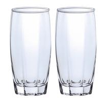 Jogo com 2 Copos Vidro Florence Luxo 370ml Transparente Jogo com 2 Copos Vidro Florence Luxo 370ml Transparente