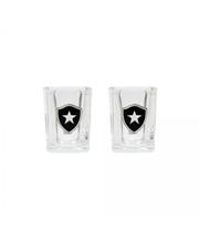 Jogo Com 2 Copos Vidro Shot 70 ml - Botafogo
