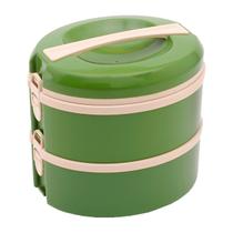 Jogo Com 2 Pratos Térmico Pratik Marmita 1,5L C/ Divisórias