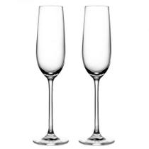 Jogo com 2 Taças Beatriz Para Champanhe 250ml Cristal - Fracalanza. Jogo com 2 Taças Beatriz Para Champanhe 250ml Cristal - Fracalanza.