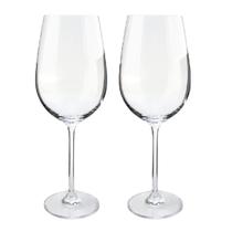 Jogo Com 2 Taças Beatriz Para Vinho Em Cristal Ecológico 770 Ml - Fracalanza Jogo Com 2 Taças Beatriz Para Vinho Em Cristal Ecológico 770 Ml - Fracalanza