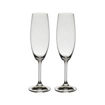 Jogo com 2 Taças De Cristal Champagne 220 ml Linha Roberta Bohemia