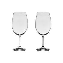 Jogo com 2 Taças De Cristal Para Vinho Bordeaux 540 ml Roberta Bohemia - Bohemia Crystal