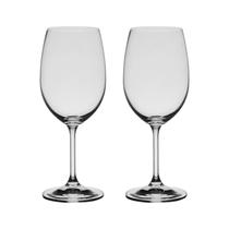 Jogo com 2 Taças De Cristal Para Vinho Tinto 350 ml Roberta Bohemia